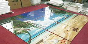 藝術玻璃uv噴印行業